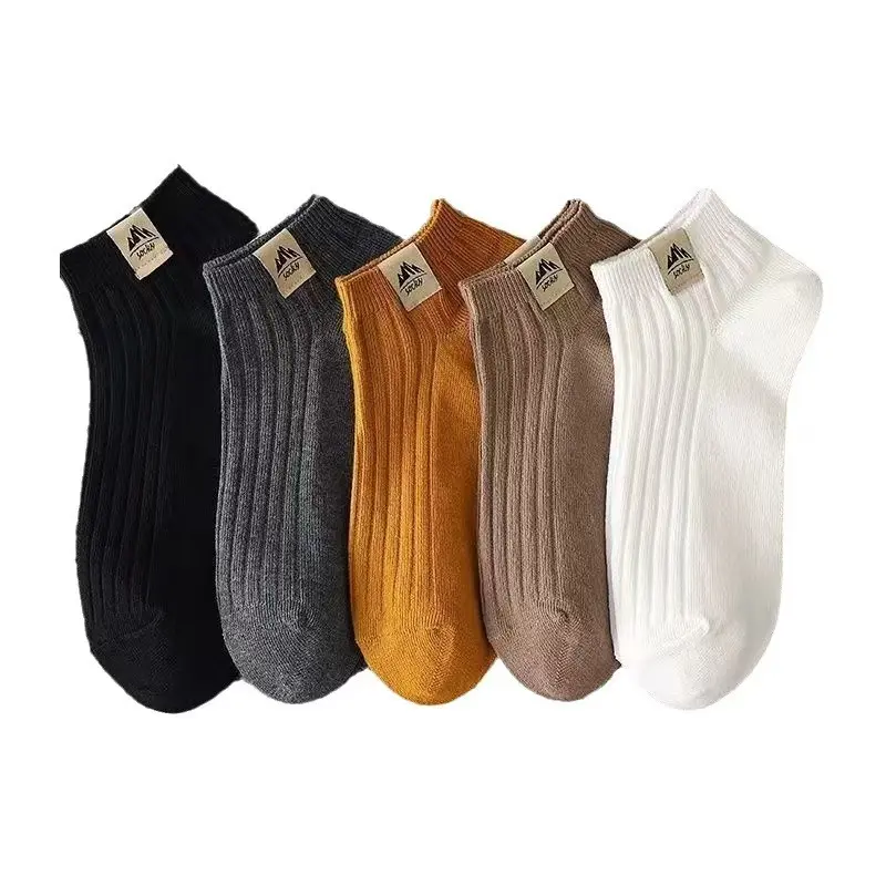 5 Pairs of Soft Women's Minimalist Socks, Fashionable All Year Round, Breathable and Non Slip for Home Wear, Daily Outfit