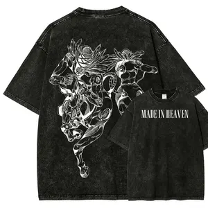 Jojo's Bizarre Adventure Unisex Fit Washed T-Shirt 8