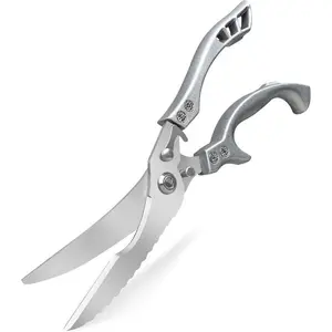 Heavy-Duty Kitchen Scissors Stainless Steel Poultry Shears For Turkey Chicken And Holiday Cooking Dishwasher-Safe Multi-Purpose Holiday Gift