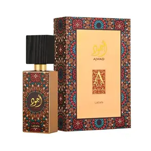 Lattafa Ajwad – Rose, Fruity, Vanilla, Powdery – Eau de Parfum Spray Long-Lasting Fragrance for Unisex, 2.0 Ounce / 60 ml