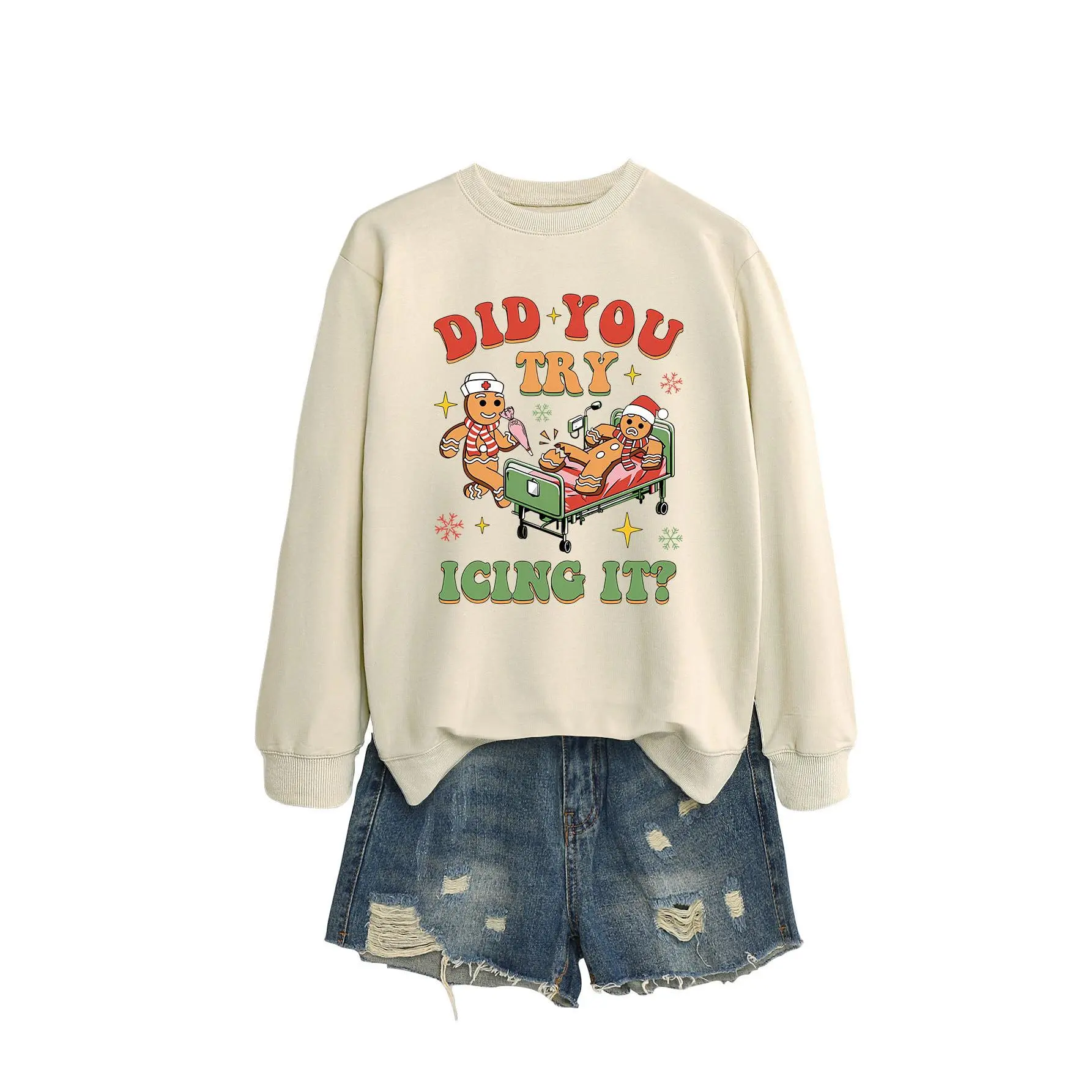 Sand colored hoodie (color picture)