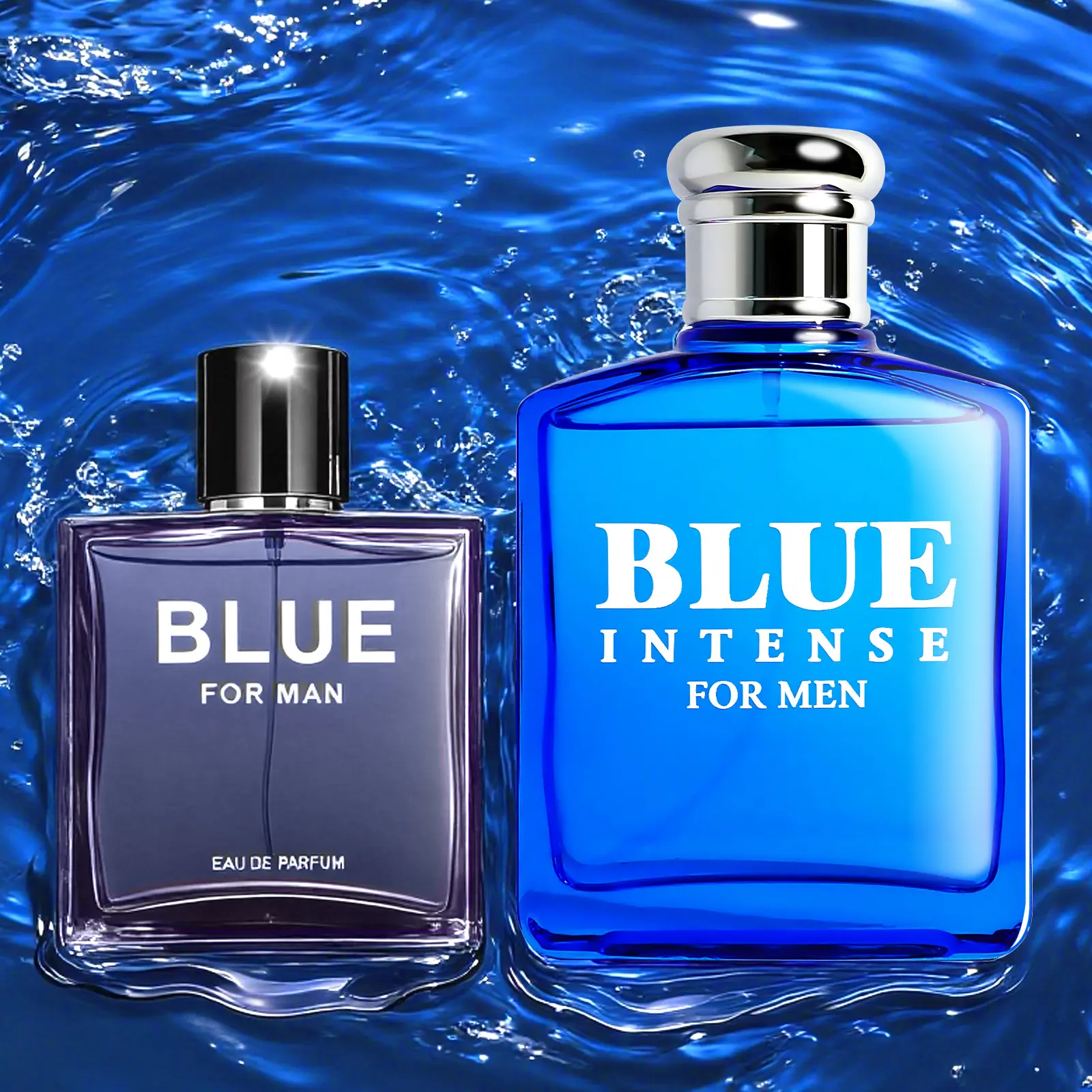 Men's Fragrance Duo 2-Pack, Long-Lasting Cologne with Gym-Ready Fresh Aroma, Floral, Cucumber Melon & Vetiver Sandalwood Notes, Multi-Pack