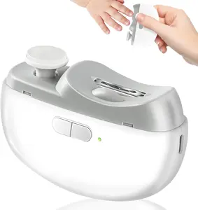 Electric Nail Clippers for Seniors 3-in-1 Automatic Clipper,Trimmer&Polisher Set,Designed for Easy&Safe Nail Care for Adults(Pink) Manicure Cutics Gift Lightweight