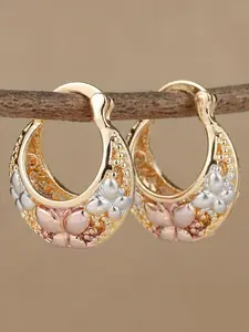 Butterfly Design Hoop Earrings, Elegant Jewelry for Women for Party, Daily Clothing Decor, Trendy All-match & Exquisite Jewelry for Birthday Gift