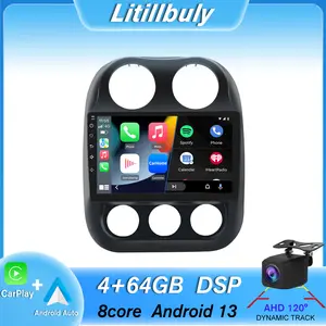 Car Stereo for Jeep Compass 2010-2016 &Jeep Patriot 2010-2016 touch screen has Android Auto Wireless Carplay, Bluetooth WIFI supports GPS Navigation