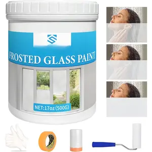 Frosted Glass Paint for Windows,17oz Privacy Windows Paint, Waterproof & UV Resistant,Window Tint for Home,Bathroom,Kitchens,Sliding Door,Offices in Glass Surfaces