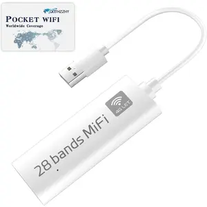 4G LTE Mobile Hotspot Device,Portable WiFi Hotspot for Travel in 200+ Countries,WiFi 6 USB Router,No Contract,8 Connected Devices,Pocket WiFi Hotspot for International Travel,Camping,Car,RV
