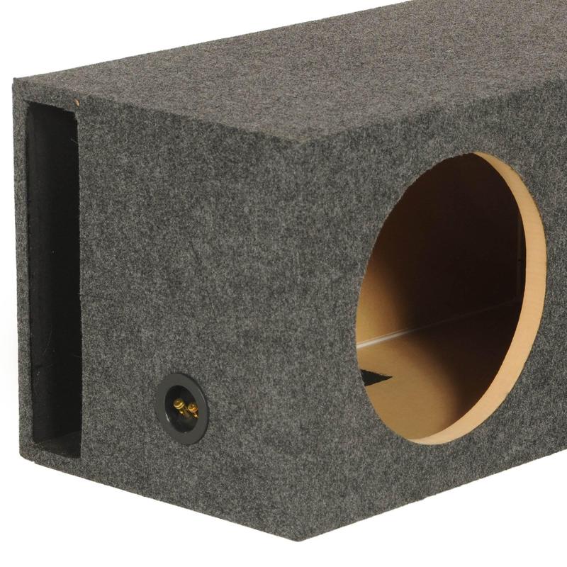 Q Power Single 12 Inch SPL XL Side Ported Subwoofer Enclosure HD112VL (2 Pack)