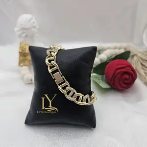 LaYaiBoutique #2336 bracelet, 14k gold plated, High Quality