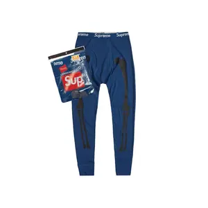 Supreme Men's Hanes Bones Thermal Pant (1 Pack) Blue, from StockX
