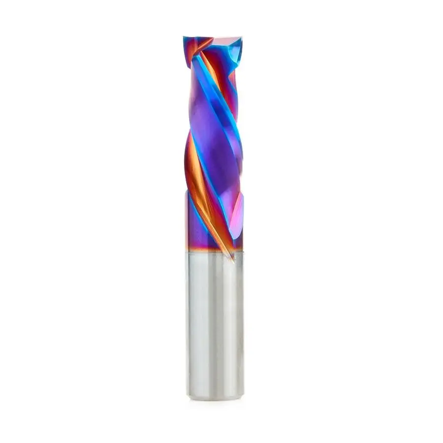Amana Tool 46354-K CNC SC Spektra Extreme Tool Life Coated Mortise Compression Spiral 1/2 D x 1-1/4 CH 1/2 SHK 3 Inch Long 2 Flute Router Bit