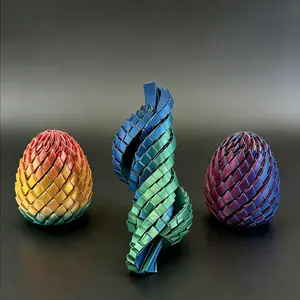 3D Printed Toy Twist Dragon Egg Deformation Ball, Trending Slime Ball, Stress Relief Dragon Egg