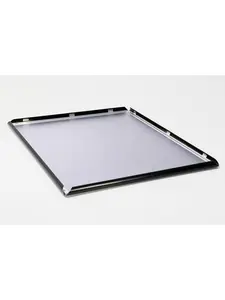 Beemak Plastics WF-2228B 22 x 28 in. Aluminum Snap Frame Wall Mount, Black