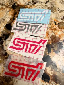 Subaru WRX STI Logo Decal JDM Car Enthusiasts