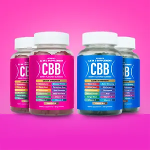 CBB Double Combo Pack (4 Bottles) - Lifestyle Aid - Women’s Support Supplement - Berry Flavored - Essential Herbs - Gelatin-Free- Multivitamins