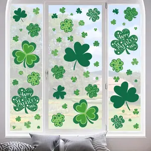 109 PCS St. Patrick's Day Window Clings – Reusable Shamrock Stickers for Glass, Windows, Doors, and Walls – Decorative Ornaments