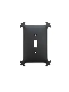Classic Spanish Revival Iron Switch Plate Single Toggle SEPH3