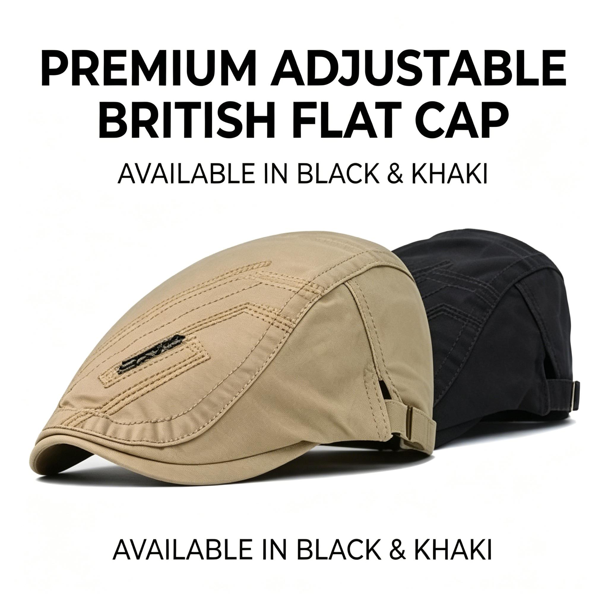 Beret – Flat-Top Golf Style Hat – Unisex Classic French Beret – Versatile Daily Casual Wear – Father's Day Gift for Dad, Birthday Gift for Him