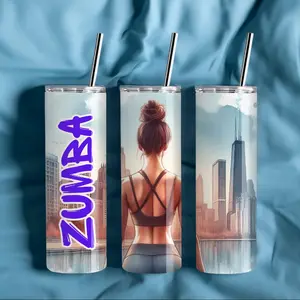 Zumba 20 oz tumbler Water Bottles