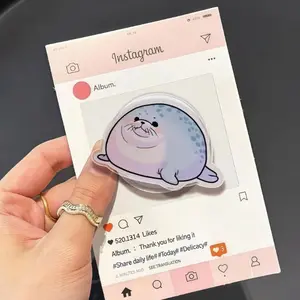 Random Funny Animal Squad Phone Grip: Silly Seal Pigeon Duck Magsafe Socket, Silly Animals Griptok