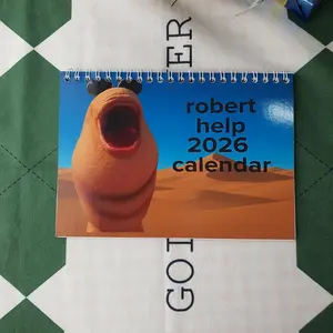 Marcus the Worm 2026 Wall Calendar: VR Chat Funny Meme, Funny Holiday Planner Calendar 2026 Lover HG 2026 Happy New Year Christmas Gifft