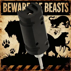 4PCS Camp Security Perimeter Trip Wire Alarm, Camping Safety Alarm, Anti-Intruder Early Warning System, Made of 6061 Aluminum Motion Sensor