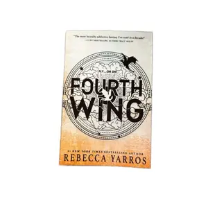 Rebecca Yarros Fourth Wing Book Title Stickers for Reading Journal - Polaroid Style Adorable Stickers for Book Lovers