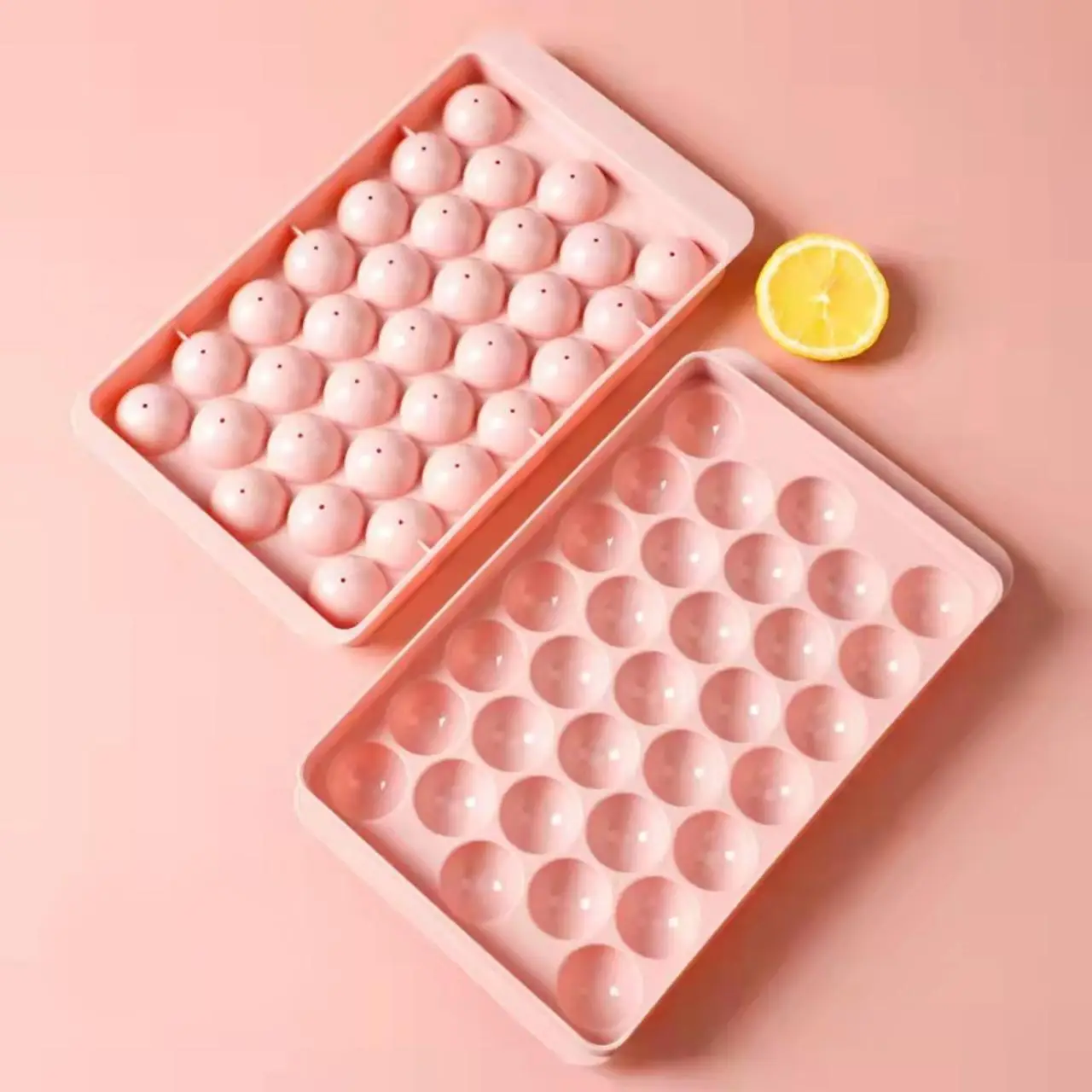 Multi-grid DIY Ice Ball Mold, 1 Count Sphere Ice Trays For Freezer, Round Ice Mold, Ice Ball Maker Mold, Easy Fill & Release Ice Ball Maker