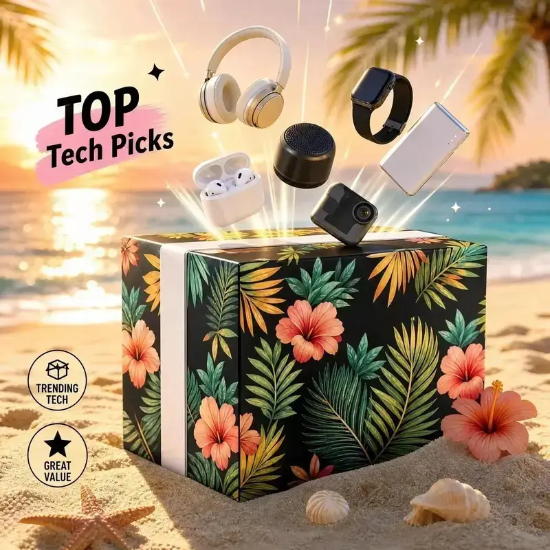 Multi‑Item Tech Bundle| Random Pick Of Laptops, Over‑Ear Headphones, Power Banks, Keyboards, Adapters & Mixed Digital Accessories Set