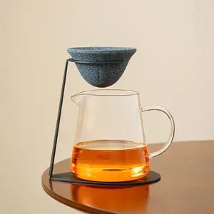 Micron Ceramic Hollow Metal Stand Tea Infuser, Ceramic Coffee Filter & Tea Strainer, Home Use, Teapot Accessories