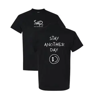 Stay Another Day OG Screen Printed T-Shirt Menswear Top Original Tshirt Streetwear Casual Crewneck Tee Shortsleeve Fashion Round Neck