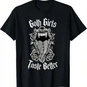 Goth Girls Taste Better - Gothic Alt Aesthetic T-Shirt Top Womenswear