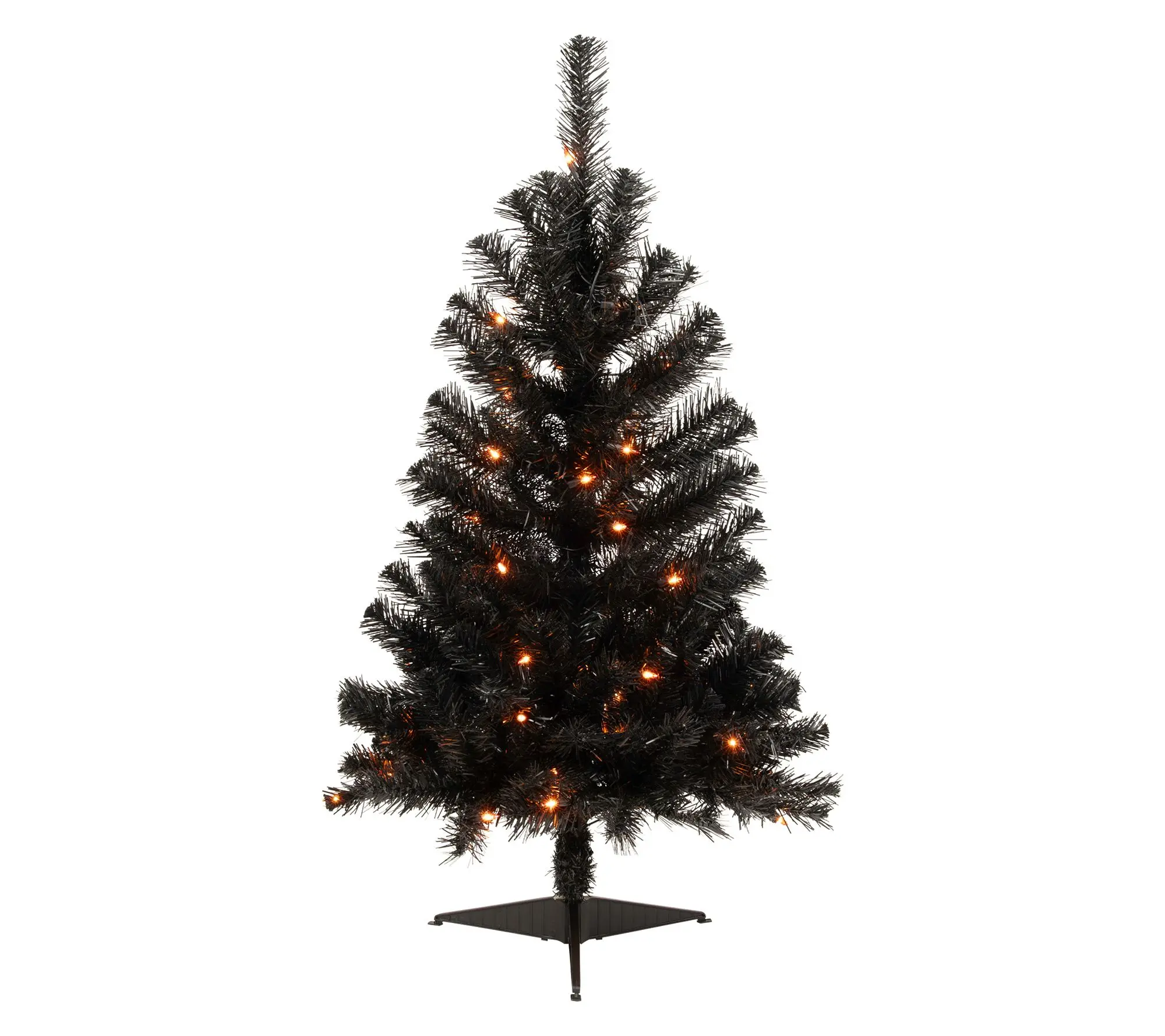 Northlight Prelit Noble Spruce Halloween Tree 3'