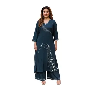 Plazoo Indian Beautiful Rayon Kurti - Stylish and Comfortable Design