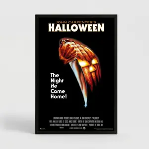 Halloween John Carpenter Movie Retro Decorations Horror Michael Myers Knife Retro Gothic Cool Wall Art Print Poster