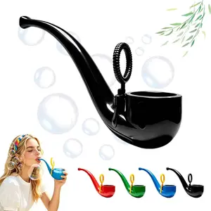 Fun Soap Bubble Pipe – Nostalgic Magic Bubble Blower, Portable Creative Toy for Kids & Adults