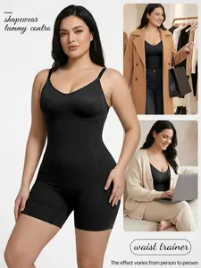 Shapewear for Women Tummy Control Bodysuit Mid Thigh Body Shaper Shorts for a Lifted Look,women's workout sets