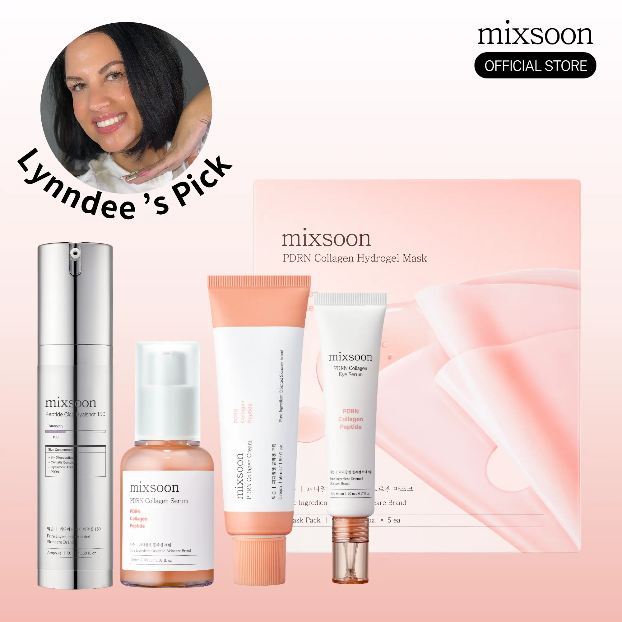 [mixsoon Official Shop] Lynndee’s Timeless Glow Ritual — Youthful Glow & Elasticity Care Ritual with Collagen & Peptides