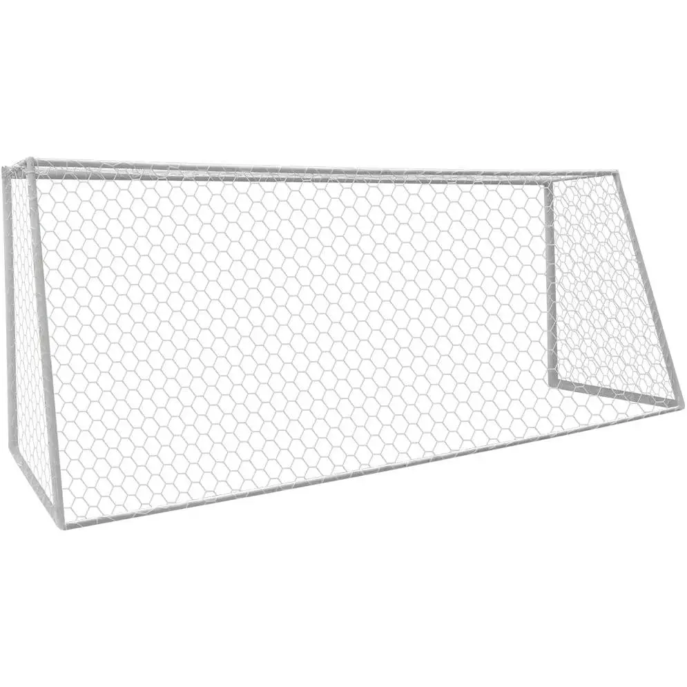 Polyester Soccer Goal Net - 4 mm Cord - Replacement Full Size Football Post Net- Heavy Duty Soccer Netting - NOT Include Posts