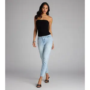 Sculpt And Serve High-Rise Skinny Denim Jeans