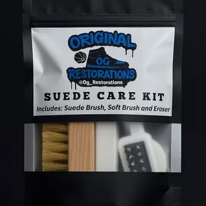 Original OG Restorations Suede Care Kit Includes Suede Brush Soft Brush and Eraser for Optimal Shoe Maintenance
