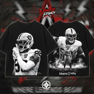 RingsideLegacy – Maxx Crosby #98 Mad Maxx V2 100% Cotton T-Shirt (Made In US), Defensive Beast Shirt, Game Day Football Outfit, Prime Time Football Tee, Gift For Football Fans, Sports Graphic Tee