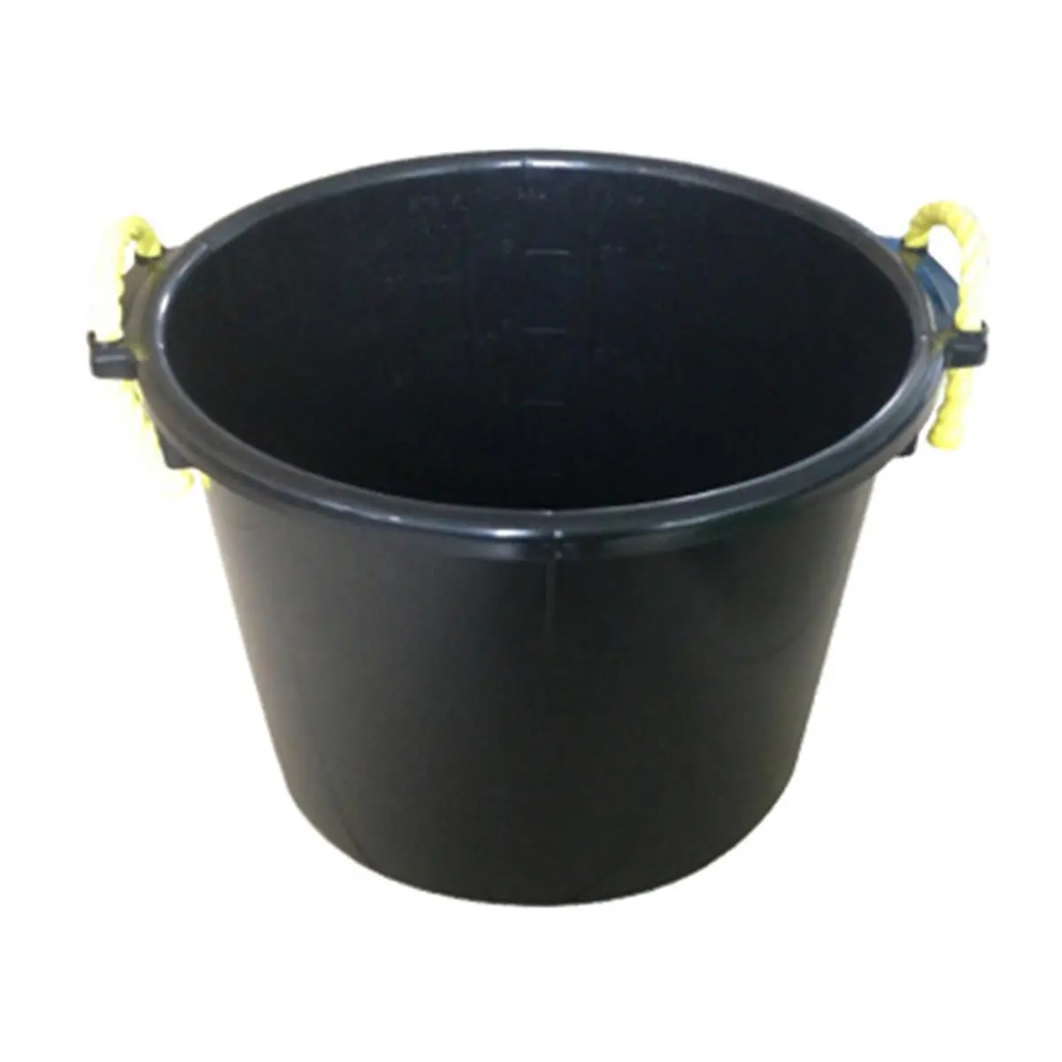 212 MAIN Master Rancher MR70QP-TUB-BLK 70 Qt Black Polyethylene Muck Tub, 23.6x21.2x15.7" Home Care Supply Bucket