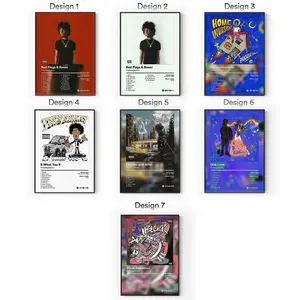 [Sale Up To 40%] [Unframe] Pradabagshawty Album Posters, Underground Trap Rap Wall Art, Internet Rap Aesthetic Decor, Modern Album Artwork, Music Room Decor, Gift for Fans