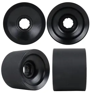 Blank Longboard Wheels 69mm x 51mm Black USA Offset 78A
