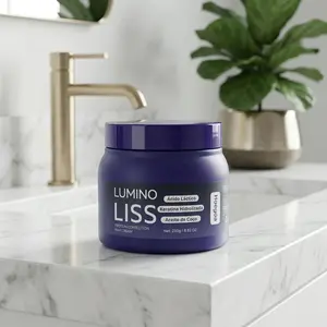 Lumino Liss Keratin-Blend Youth Hair Cream 250g (8.8oz) - Formaldehyde-Free Haircare, Anti-Frizz Smoothing Smoother, Deep Repair Hydration for Dry Hair, Nourishing Protein Treatment, Buy 1 Get 1 Free