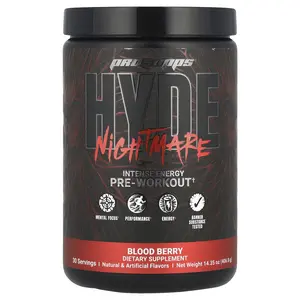 ProSupps HYDE® Nightmare, Intense Energy Pre-Workout, Blood Berry, 14.35 oz (406.8 g)