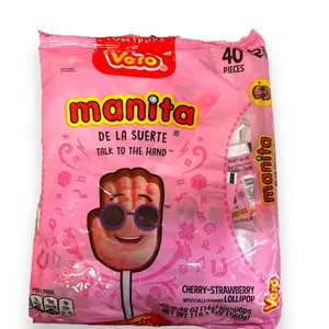 Vero Manita Cherry-Strawberry Lollipops