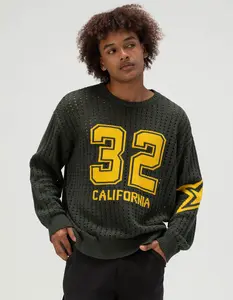 RSQ Mens Jersey Graphic Sweater