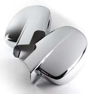 Stay Tuned Performance Pair of Chrome ABS Plastic Side Mirror Cover Cap Compatible With Chevy Silverado Suburban Tahoe / GMC Sierra 1500 Yukon